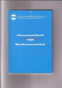 Suomen Hitsausteknillinen Yhdistys r.y. - Jäsenmatrikkeli 1989