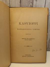 Kansakoulun Kasvioppi ja Eläintieteen oppikirja
