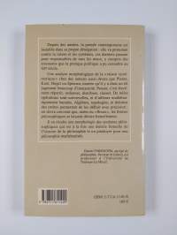 La raison systématique - essai d&#039;une morphologie des systèmes philosophiques