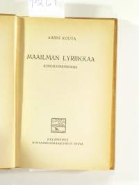 Maailman lyriikkaa : runosuomennoksia