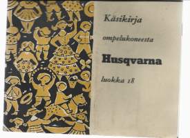 Käsikirja ompelukoneesta Husqvarna luokka 18  1950  l
