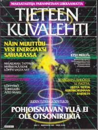 Tieteen kuvalehti N:o 11/1989. Näin muuttuu vesi energiaksi Saharassa. Katso loput jutut sisällysluettelokuvasta