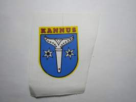 Kannus -kangasmerkki, matkailumerkki, leikkaamaton