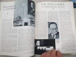 Exposition Paris 1937 Arts &amp; Techniques 1937 nr 8 -Pariisin Maailmannäyttelylehti, Öljykongressi, hajuvedet, La participation du Danemark, Esto-Letto-Lithuanienne ym