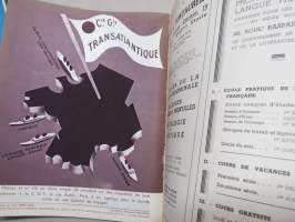 Exposition Paris 1937 Arts &amp; Techniques 1937 nr 8 -Pariisin Maailmannäyttelylehti, Öljykongressi, hajuvedet, La participation du Danemark, Esto-Letto-Lithuanienne ym