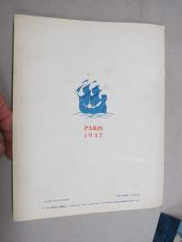 Exposition Paris 1937 Arts &amp; Techniques 1937 nr 8 -Pariisin Maailmannäyttelylehti, Öljykongressi, hajuvedet, La participation du Danemark, Esto-Letto-Lithuanienne ym