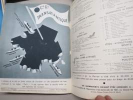 Exposition Paris 1937 Arts &amp; Techniques 1937 nr 8 -Pariisin Maailmannäyttelylehti, Pavillon des Metaux, L´Afrique-Èquatoriale Francaise, Belqique, ym.