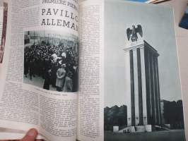 Exposition Paris 1937 Arts &amp; Techniques 1937 nr 10 -Pariisin Maailmannäyttelylehti, Génétique, La Participation Portugaise, Pavillon Allemand, La Hongrie, ym.