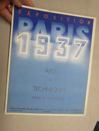 Exposition Paris 1937 Arts &amp; Techniques 1937 nr 9 -Pariisin Maailmannäyttelylehti, PavillonThe United Republic of Soviet States, Le Café, ym.