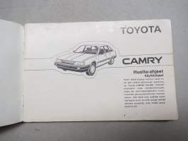 Toyota Camry -käyttöohjekirja