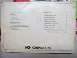 Toyota Corolla FWD -käyttöohjekirja