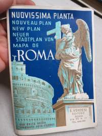 Roma - Nuovissima Pianta - Nouveau plan - New plan - Neuer Stadtpland von - Mapa de / edizione 1958 -kartta