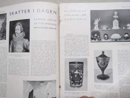 Helsingfors Journalen 1936 nr 2, Brita Fazer i pärmbild med häste, Skatter i dagen, Agot Cannelin-Catani, Bad Grankulla, Svarta rosor i Bio Rex etc.