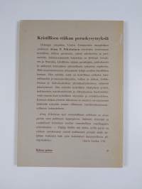 Kristillisen etiikan peruskysymyksiä