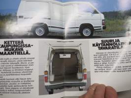 Toyota Hiace 1984 -myyntiesite / sales brochure