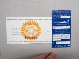 Sterling Airways -lentolippu + boarding pass Helsinki - Funchal