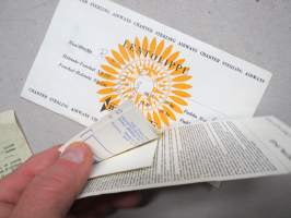 Sterling Airways -lentolippu + boarding pass Helsinki - Funchal