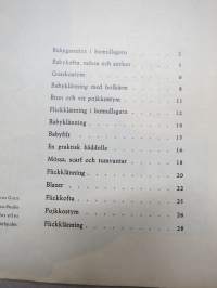 Stickhäfte nr 4 - Småbarnskläder
