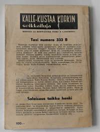Kalle-Kustaa Korkin Seikkailuja 10	Taxi N:o 333 B