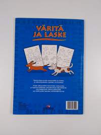 Väritä ja laske : Opetellaan numeroita