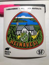 Heinävesi -tarra, matkamuistotarra 1970-luvulta