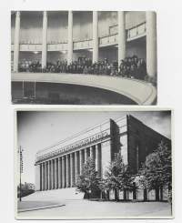 Dem nuorten retkikunta Eduskuntatalossa 1948 valokuva 9x13 cm + postikortti