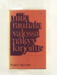 Valossa näkyy kirjoitus - Runot 1967-1976