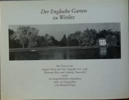 Der Englische Garten zu Wörlitz. (Puutarha, taide)