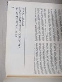 Eesti raamatukunsti teke ja areng kuni 1940