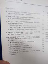 Eesti raamatukunsti teke ja areng kuni 1940