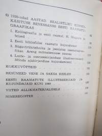 Eesti raamatukunsti teke ja areng kuni 1940