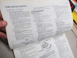 AC DElco 1981-87 Domestic and Import Tune-up Specifications SD-100A -teknistä tietoa / säätöarvoja