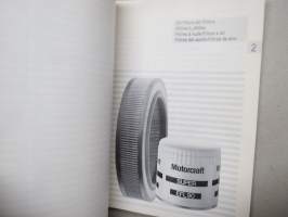 Motorcraft Oil Filters Catalogue -suodatinluettelo