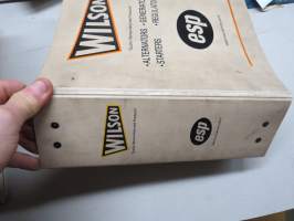 Wilson Alternators, Generators, Starters, Regulators -tuoteluettelo