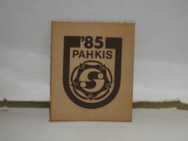 Pahkis ´85 -hihamerkki