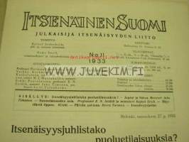 Itsenäinen Suomi 1933 nr 11