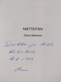 Mietteitäni (signeerattu, tekijän omiste)