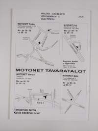 Motonet varaosaluettelo : Corolla 1984 - 5.87 ; Corolla 5.1987 - 8.92