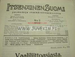 Itsenäinen Suomi 1933 nr 2