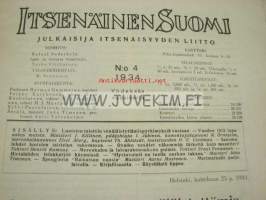 Itsenäinen Suomi 1934 nr 4