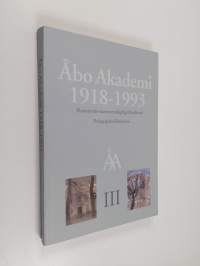 Åbo akademi 1918-1993 :; forskning och institutioner, 3 - Ekonomisk-statsvetenskapliga fakulteten, pedagogiska fakulteten