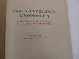 Maataloudellinen luonnonoppi