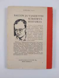 Saccon ja Vanzettin kärsimyshistoria