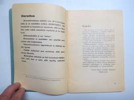 Puuhiilikäyttöinen GM vaunu - Hoito- ja ajo-ohjeita