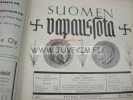 Suomen Vapaussota 1934 nr 1