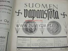 Suomen Vapaussota 1934 nr 1