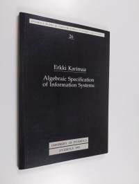 Algebraic Specification of Information Systems