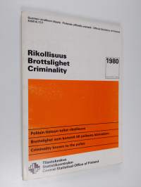 Rikollisuus = Brottslighet = Criminality, 1980 : Poliisin tietoon tullut rikollisuus = Brottslighet som kommit till polisens kännedom = Criminality known to the p...