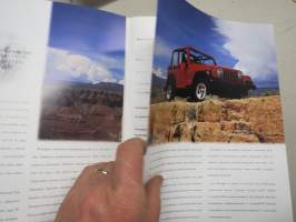 Jeep Wrangler vakio- ja lisävarusteet -myyntiesite