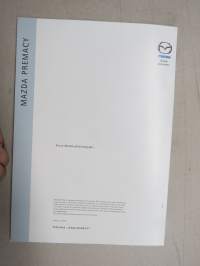 Mazda Premacy 2002 -myyntiesite / sales brochure
